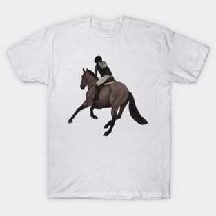 Bay Roan Cross Country Gallop Away T-Shirt